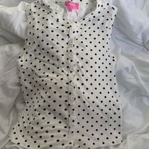 Edited Rosalind Polka Dot Tank Top